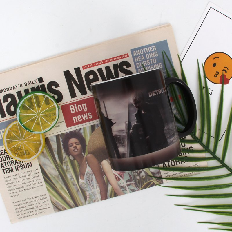 Kubek ceramiczny zmieniający kolor