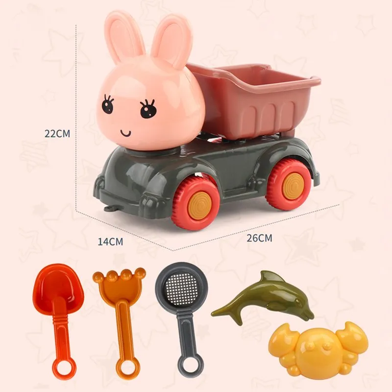 thumbnail image 2 of 10Pcs Silicone Beach Toys - Collapsible Bucket Sand Molds Set For Kids 2 of 12