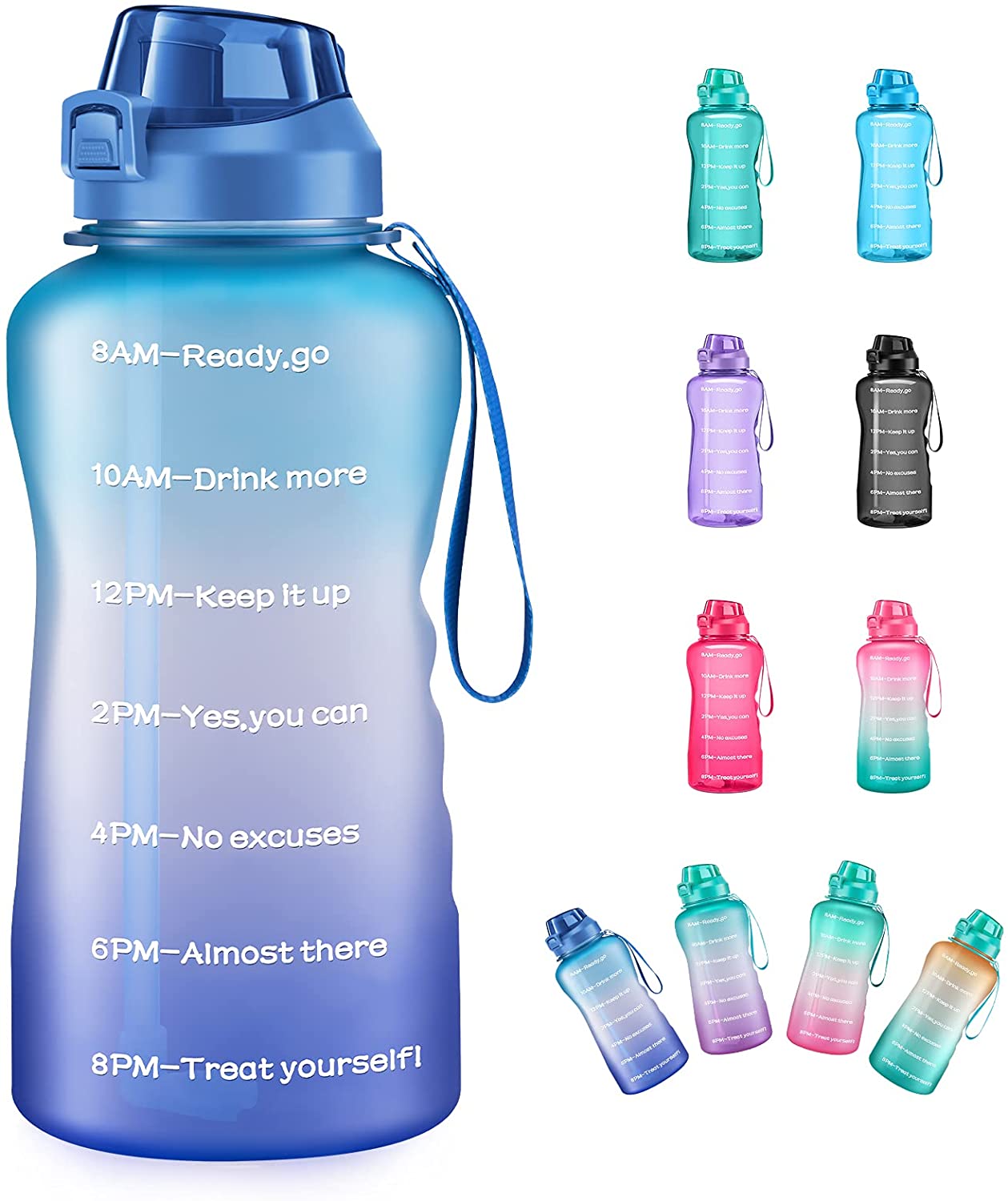 Botellas de agua deportivas