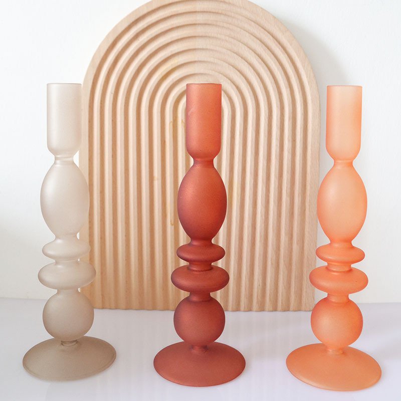 glass candle holders bulk