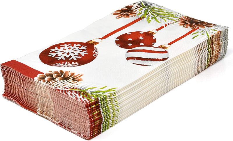 Lot De 6 Anneaux De Serviette Sapin De Noël - Décoration De Table Métal Or, Pour Fêtes, Dîners, Maison