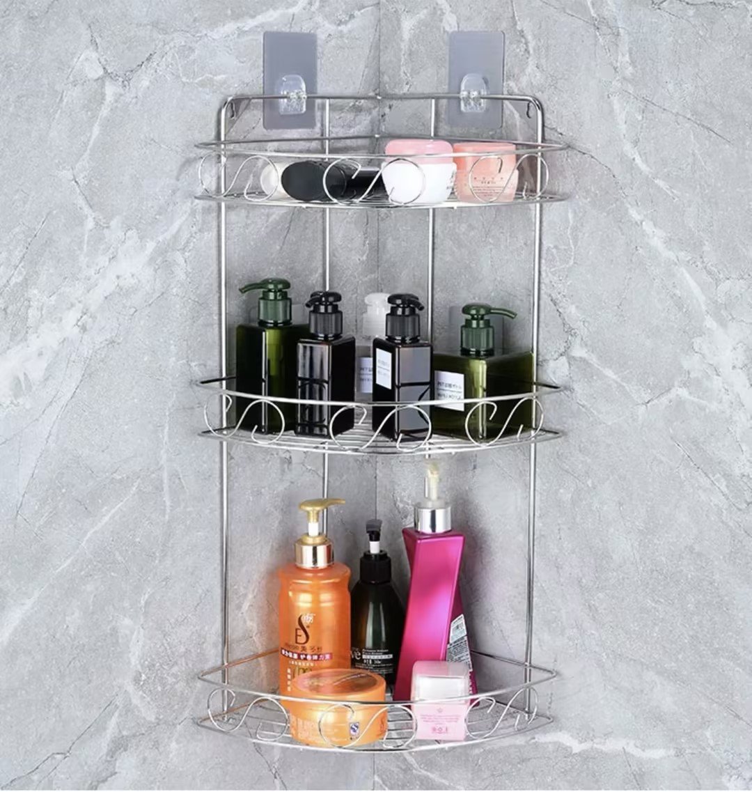 Żelazna półka łazienkowa