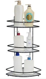 Żelazna półka łazienkowa