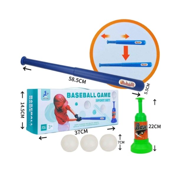 Hurtowa sprzedaż zabawek baseballowych dla dzieci na świeżym powietrzu w różnych rozmiarach