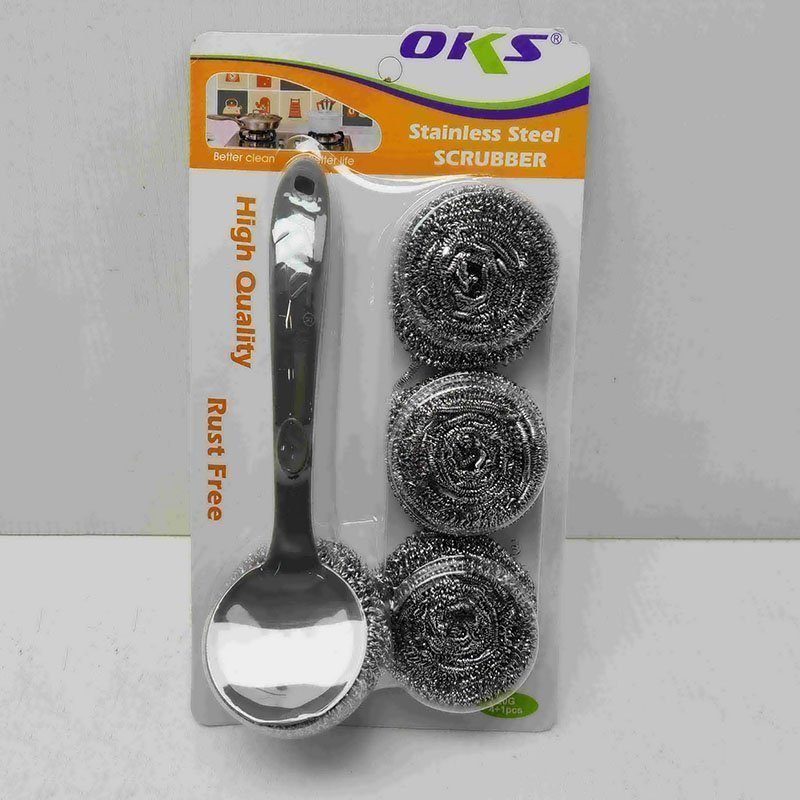 steel wool scrubber