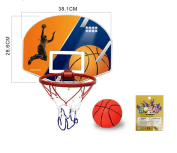 Miniaturowa tablica do koszykówki montowana na ścianie do treningu