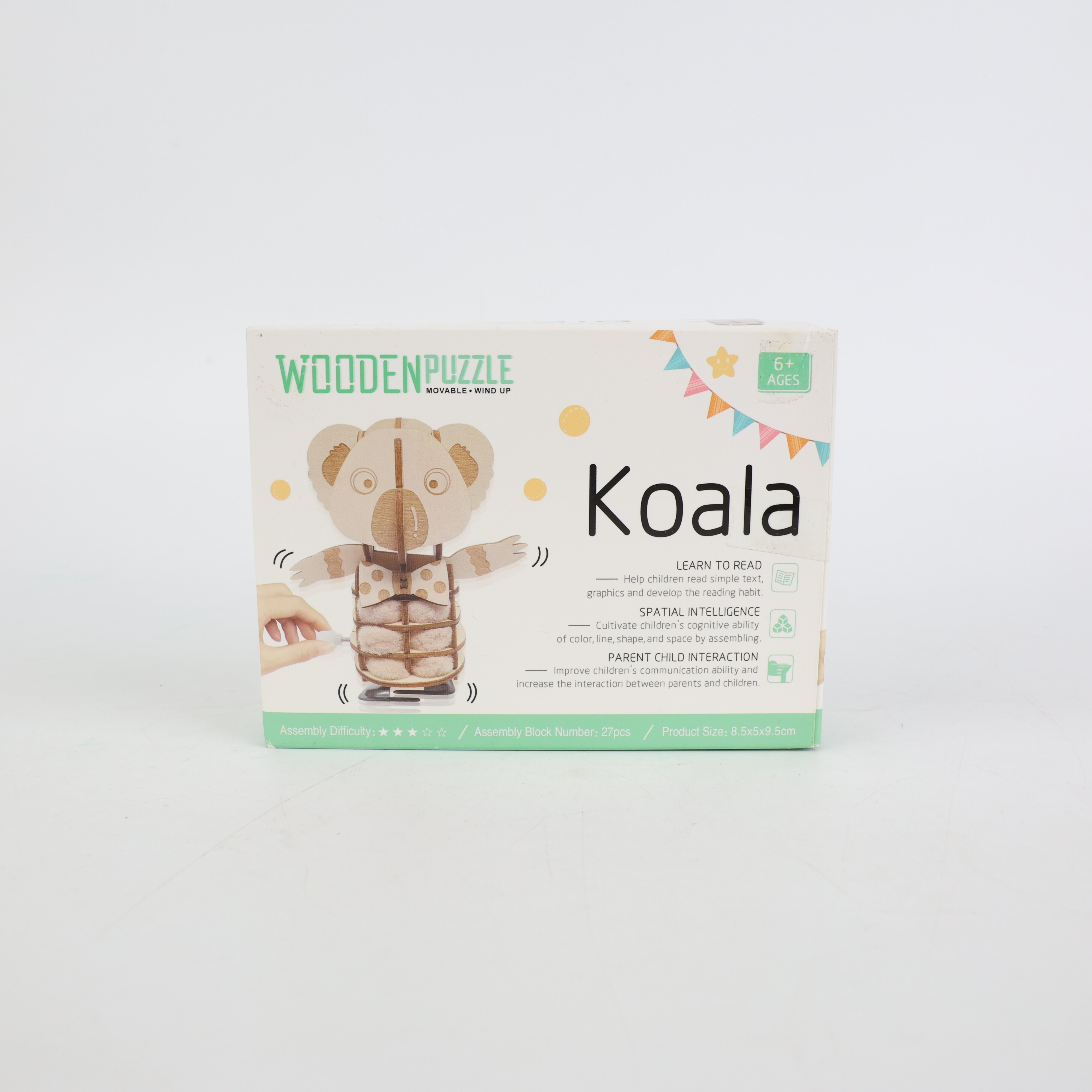 drewniana zabawka-łamigłówka