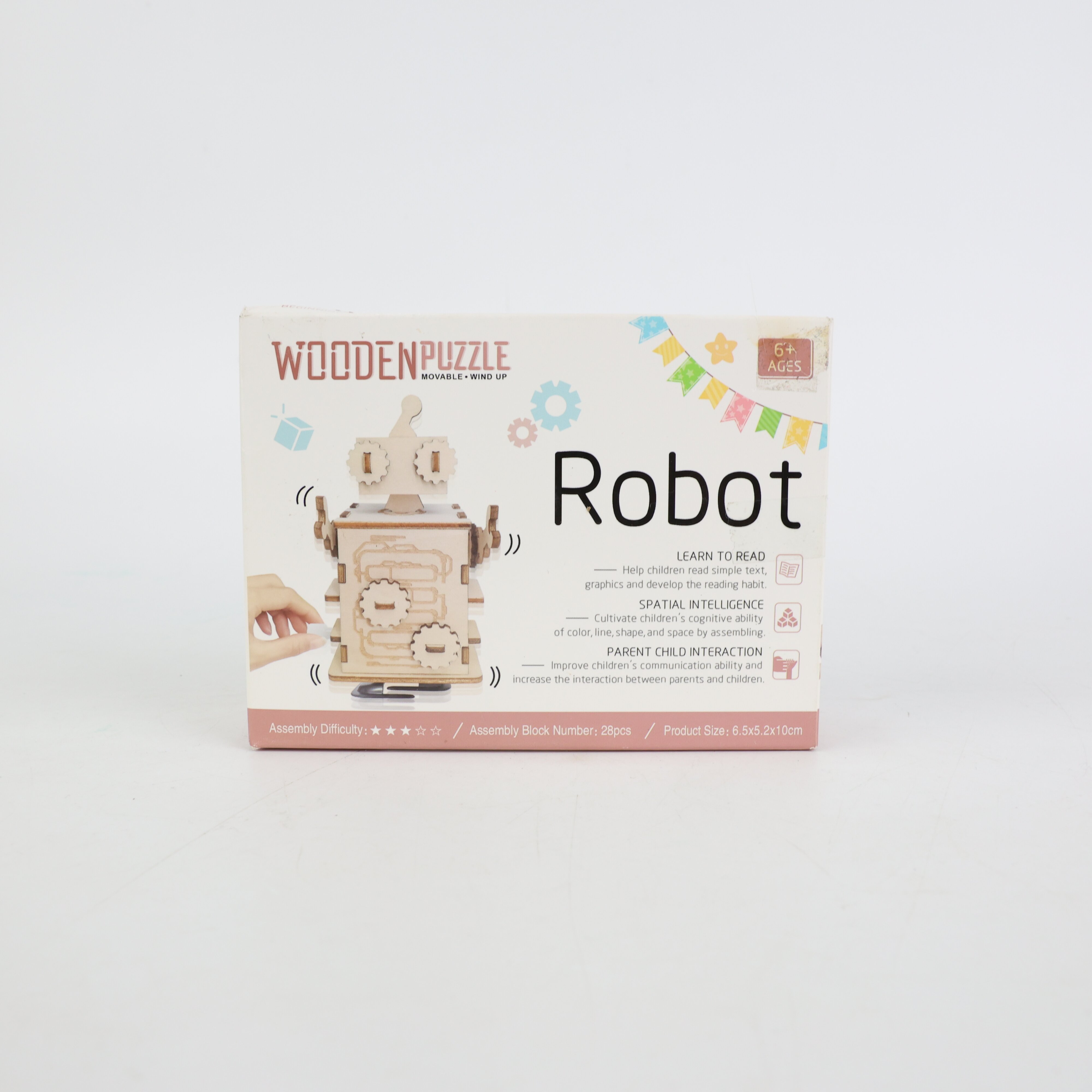 drewniana zabawka-łamigłówka