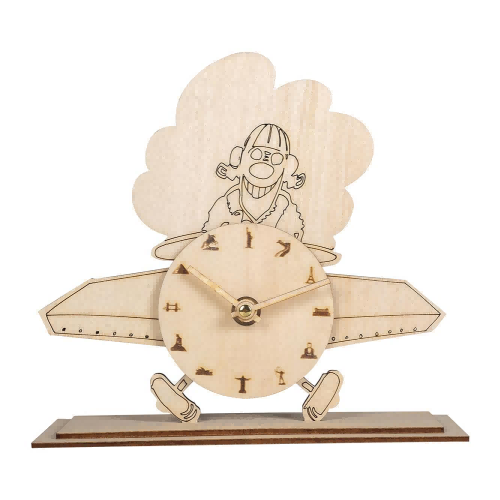 Educational DIY Coloring Wooden Clock Toys