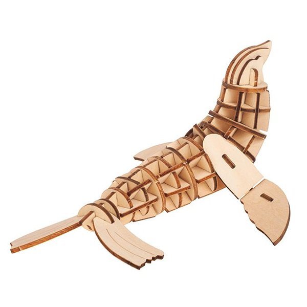 Wholesale Educational Wooden 3D Puzzle Sea Animal Series