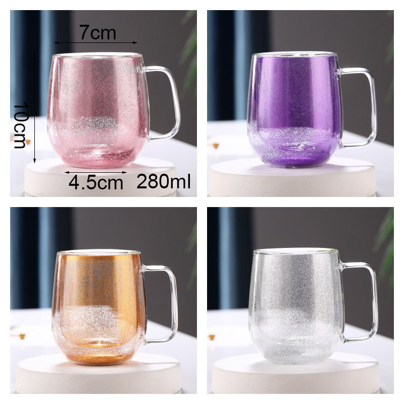 Double Wall Glass Mug