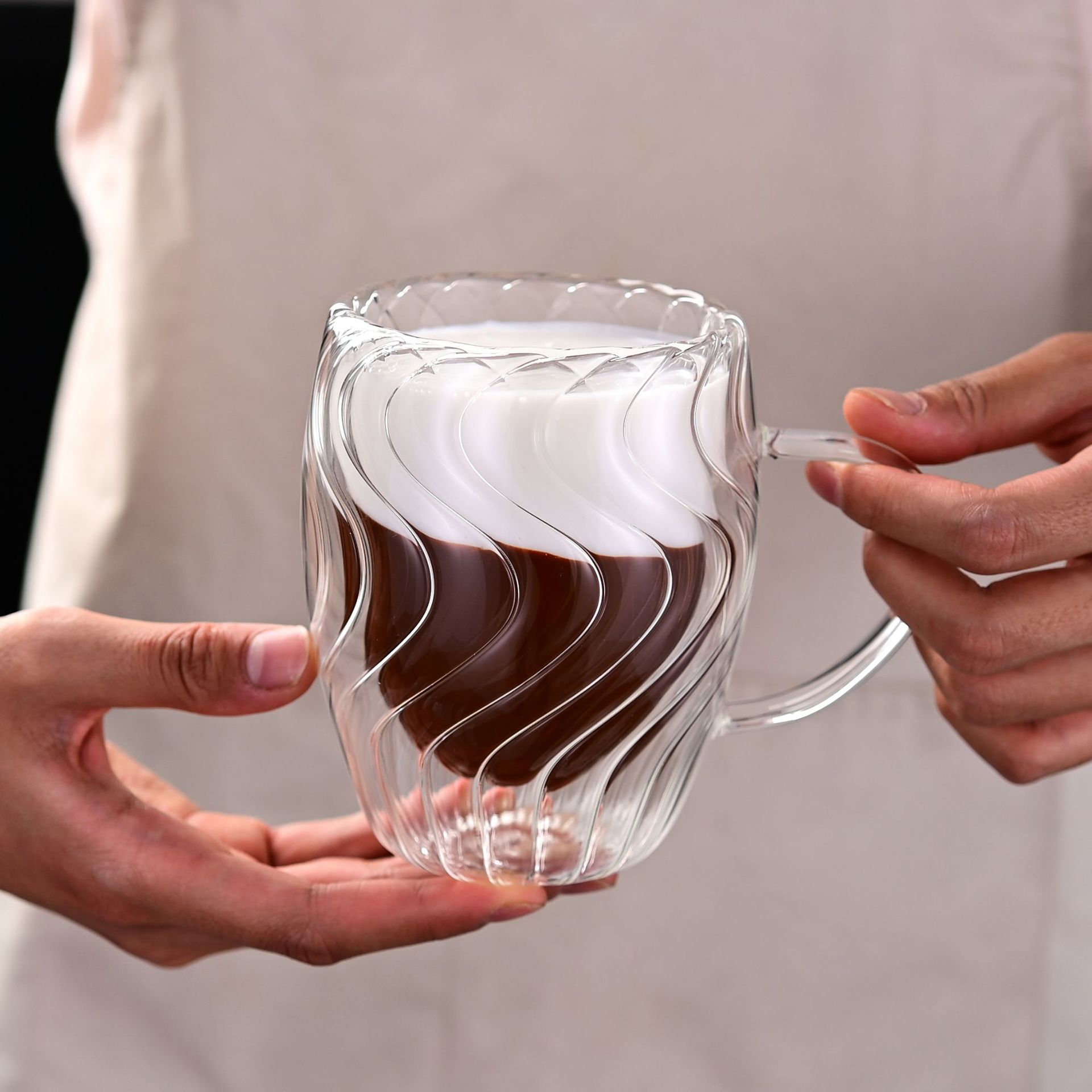 Double Wall Glass Mug