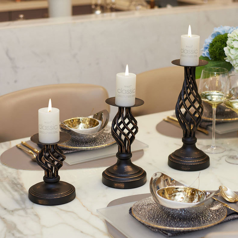 Iron Candle Holder