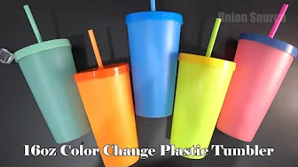 Colorful Plastic Tumblers