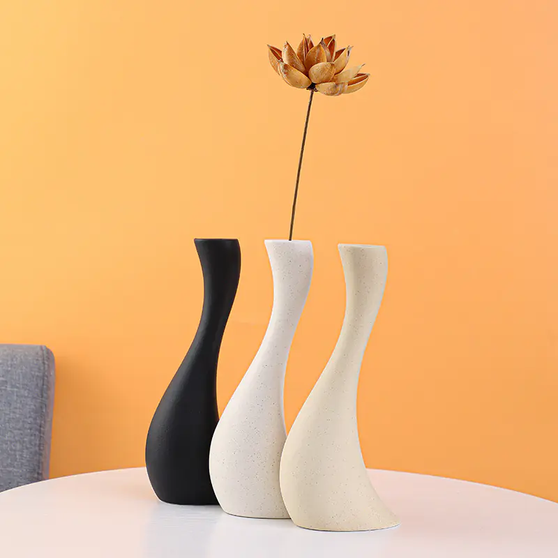 Narrow Neck Ceramic Vase