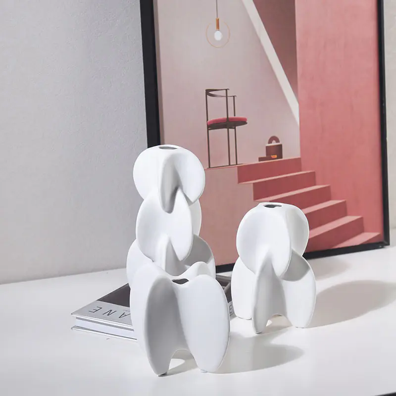Ceramic Geometric Vase
