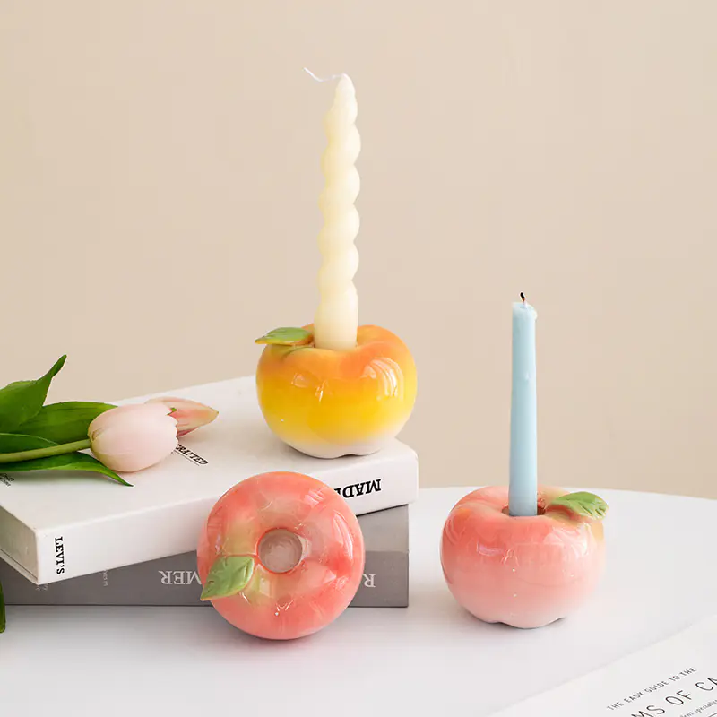 Ceramiczny świecznik