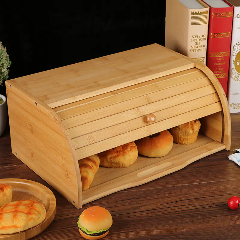 Bamboo Bread Box