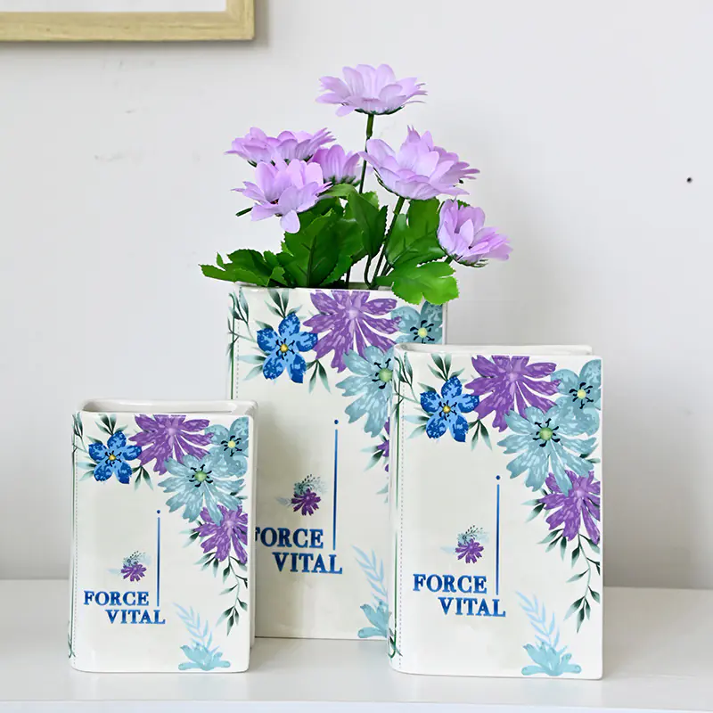 Ceramic Book Vase