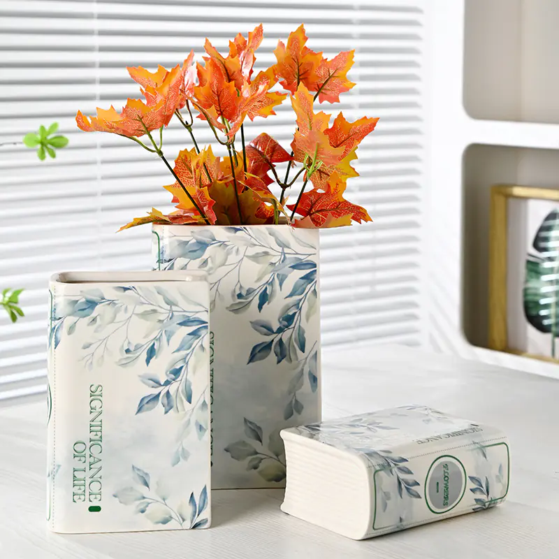 Ceramic Book Vase