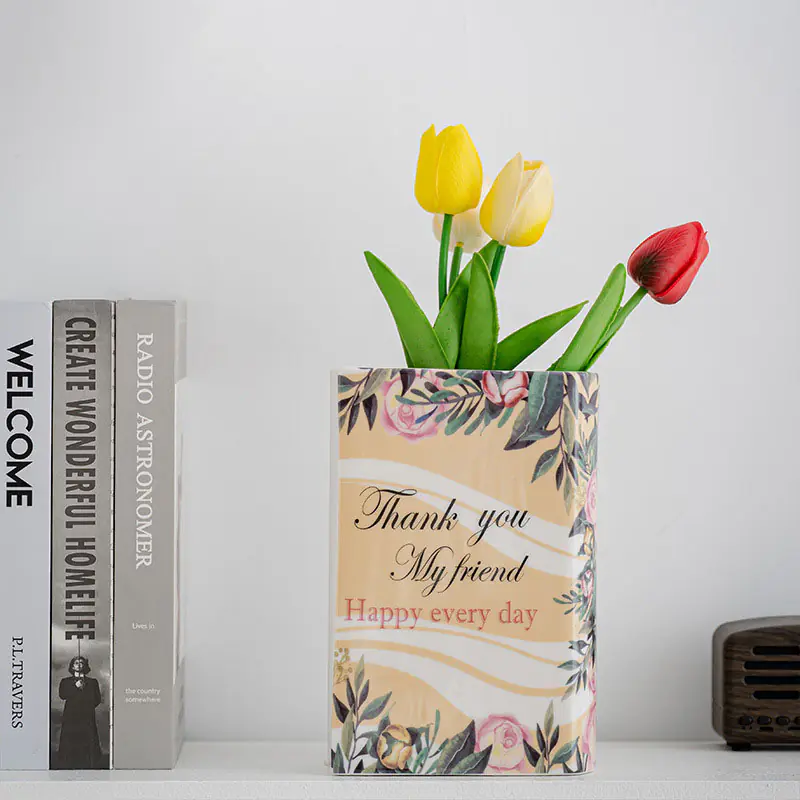Ceramic Book Vase