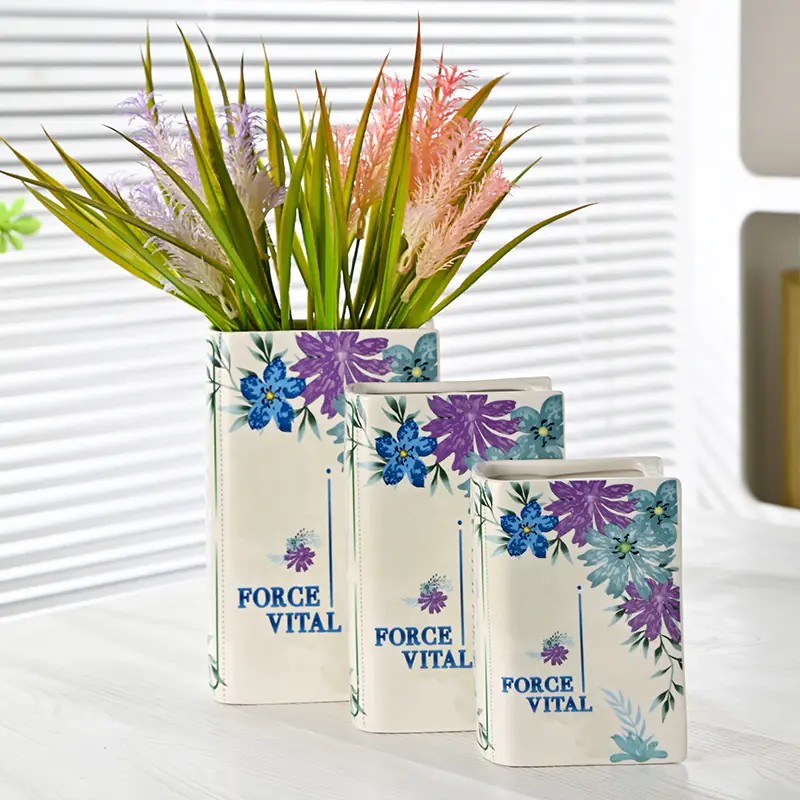 Ceramic Book Vase