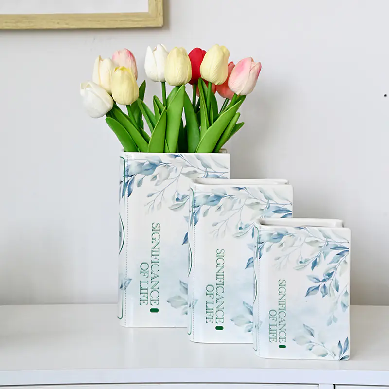 Ceramic Book Vase
