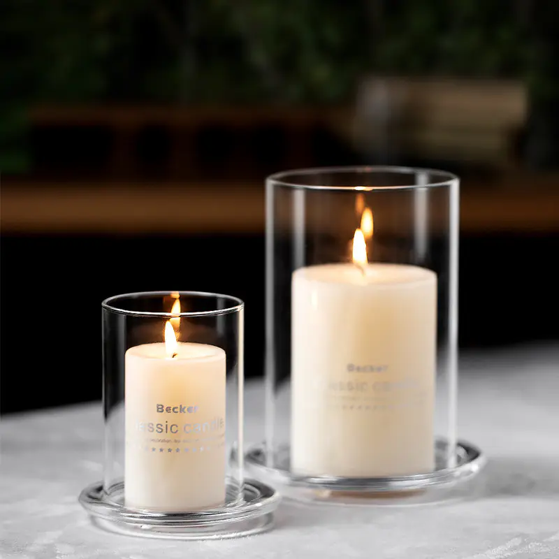 świecznik ze szkła huraganowego