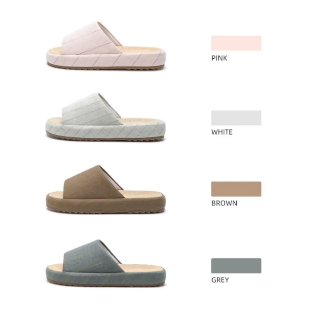 linen slippers