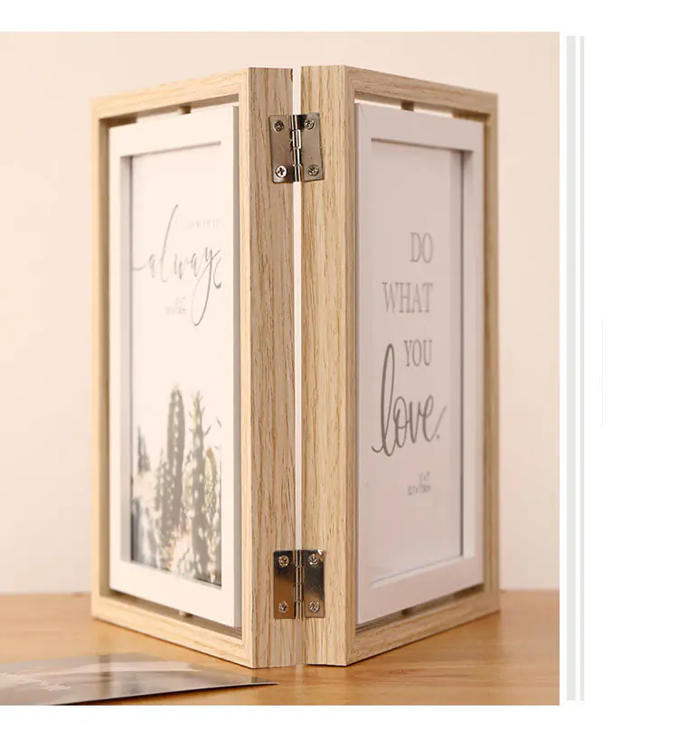 Rotatable Picture Frame Wholesale 6 Inches Rotating Wooden Picture Frame - Union Source