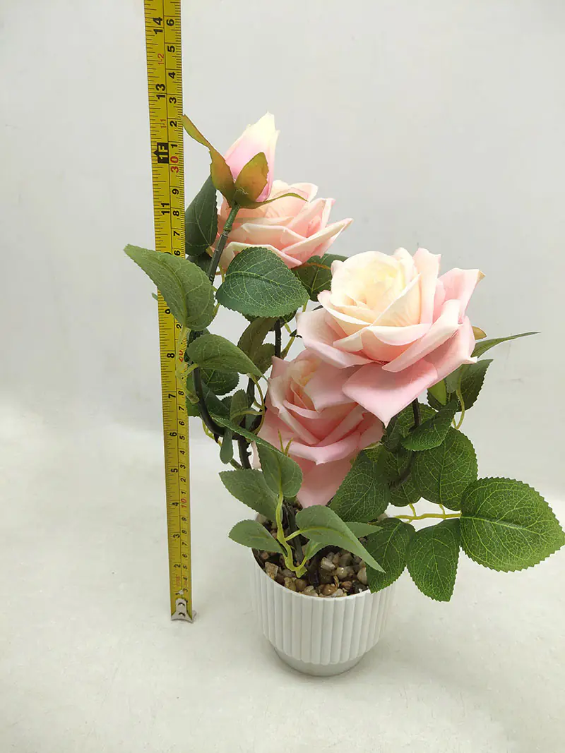Cup Roses Making Fake Wholesale 30cm Artificial Flower Fake Roses - Union Source