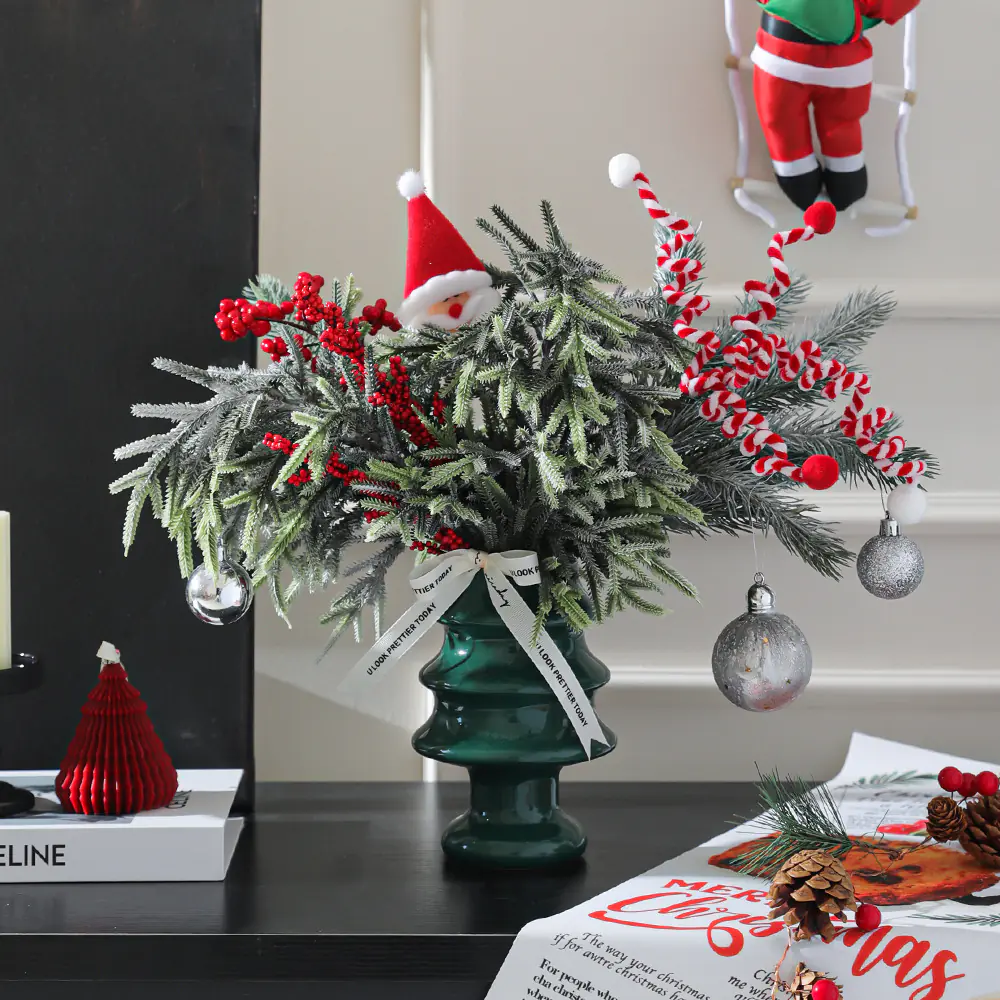 christmas vase