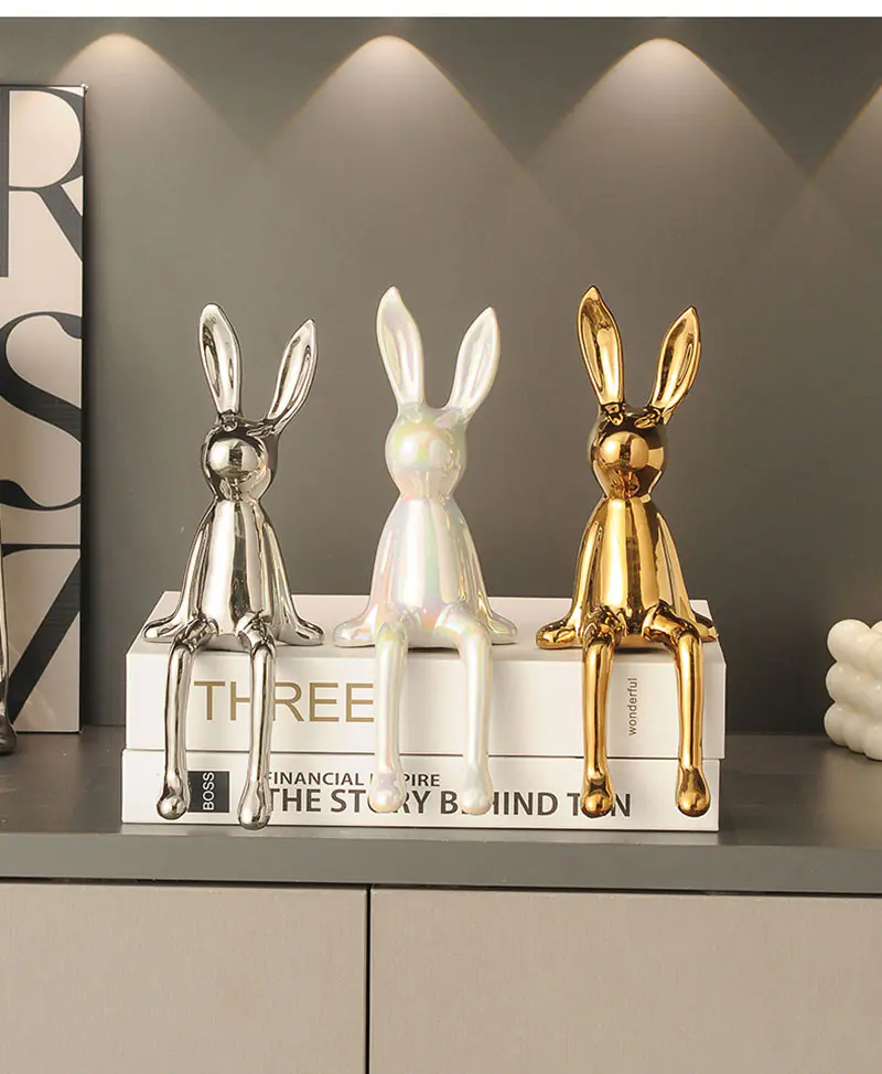 Wholesale Easter Ceramic Bunny Statue - Union Source
