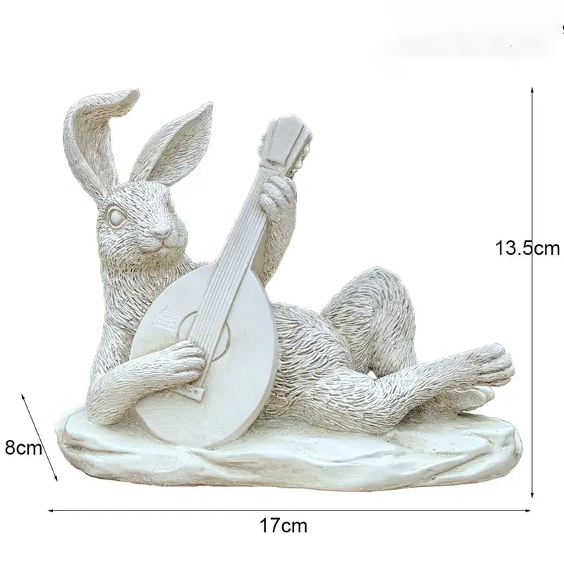 Wholesale Music Resin Easter Bunny Statue - Union Source