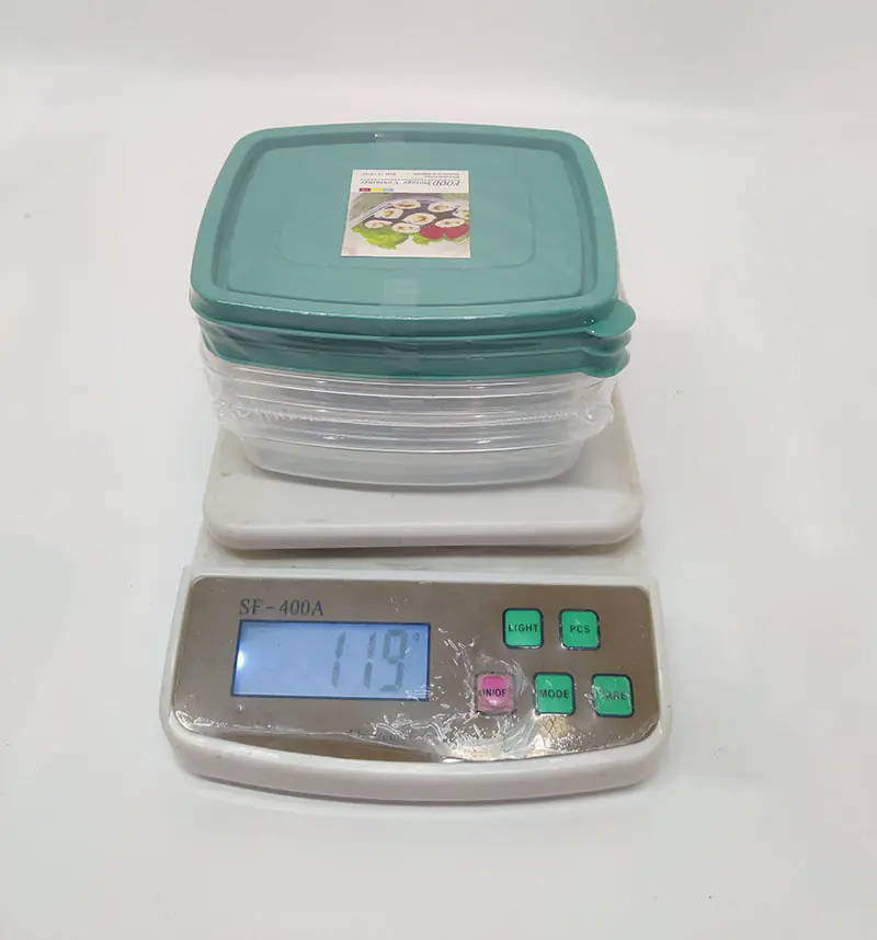 Contenedores de almacenamiento de alimentos con tapas