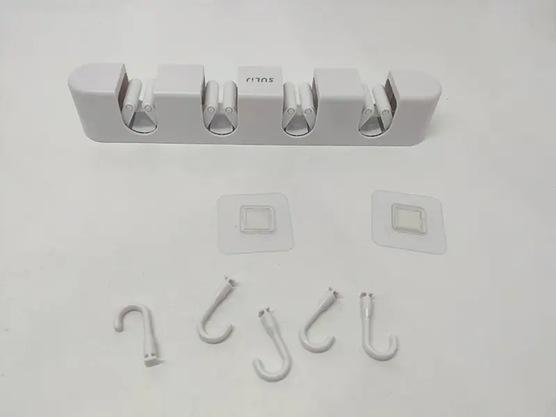 Over the Toilet Storage Broom Holder Wall Mount