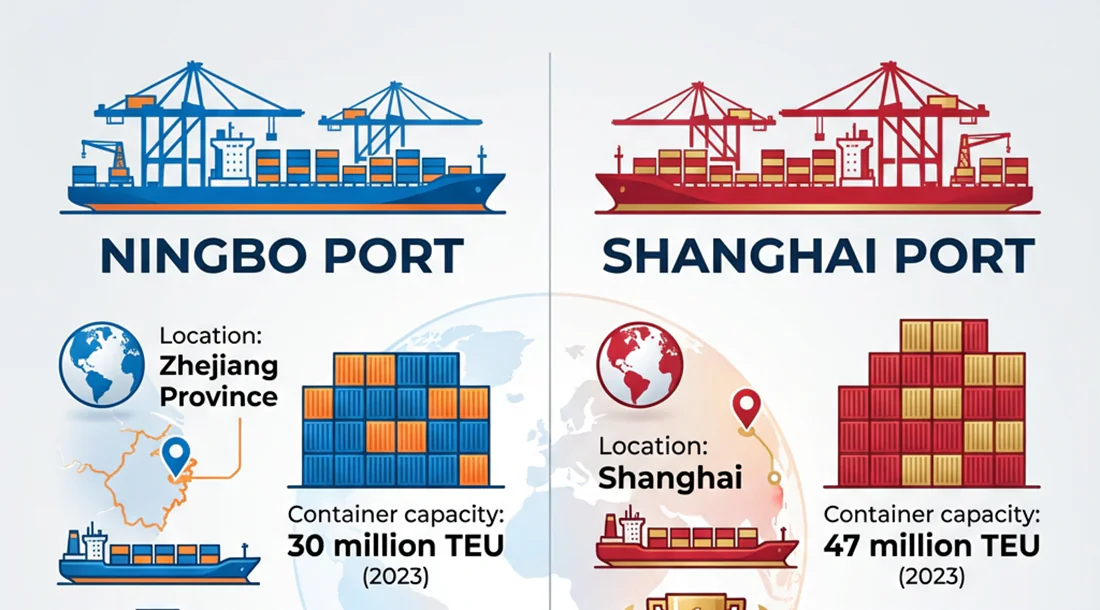 Ningbo Port vs Shanghai Port 2025122309551179