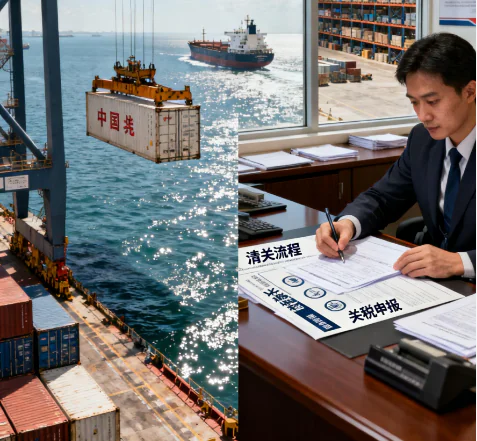 Submission of customs declaration documents