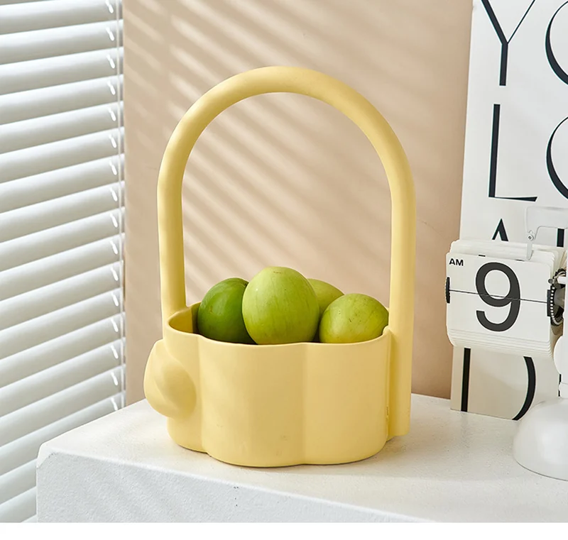 Cesta de cerámica para frutas