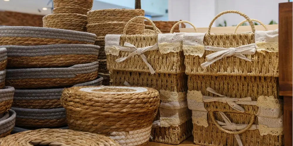 Woven Storage — Baskets, Rattan & Seagrass Organizers